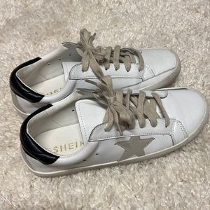 Shein brand sneakers, white and black, size 40!